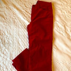 ✨As New✨ Crimson Red Talbot Corduroy Pants - sz 4